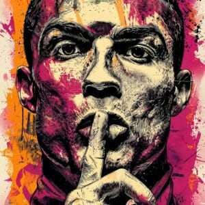 Cuadros de Aluminio Cristiano Ronaldo