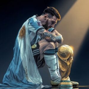 Cuadros de Aluminio Lionel Messi